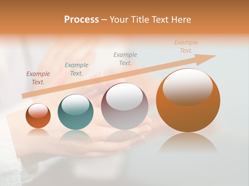 Line Close Up Together PowerPoint Template