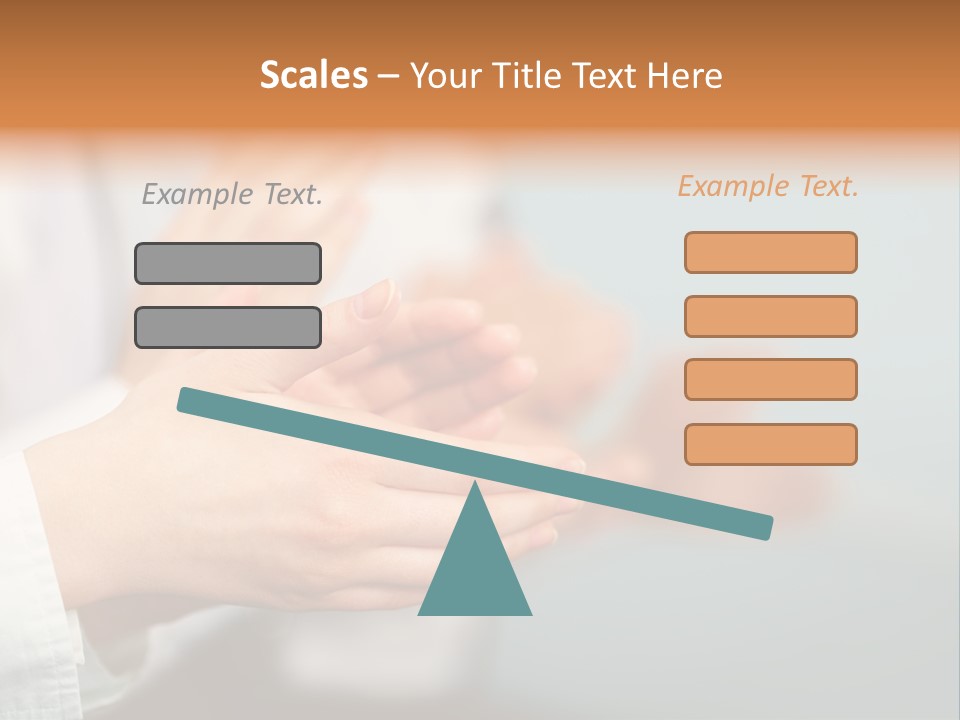 Line Close Up Together PowerPoint Template
