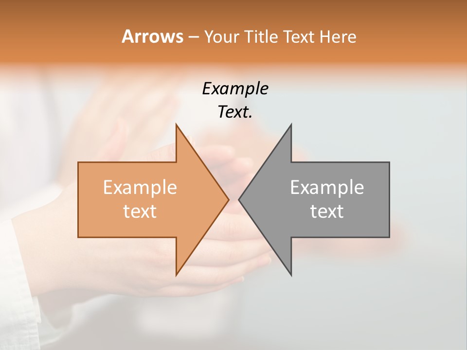 Line Close Up Together PowerPoint Template