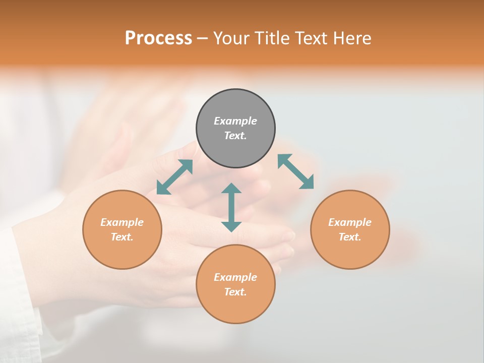 Line Close Up Together PowerPoint Template