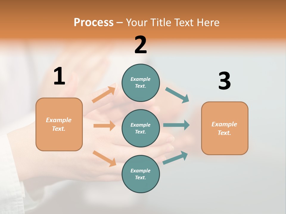 Line Close Up Together PowerPoint Template