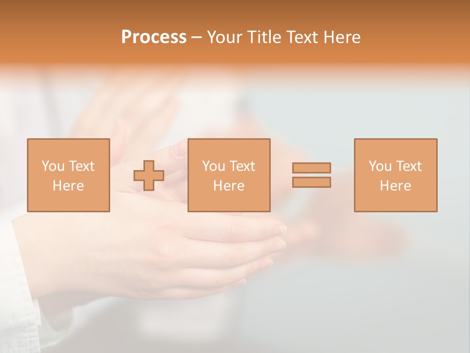 Line Close Up Together PowerPoint Template