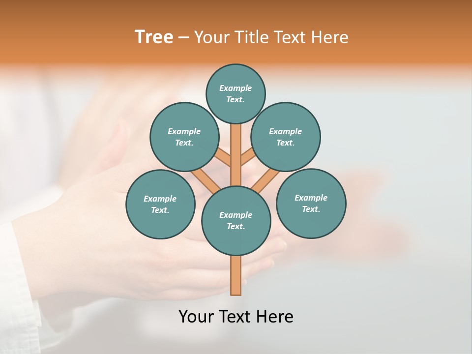Line Close Up Together PowerPoint Template