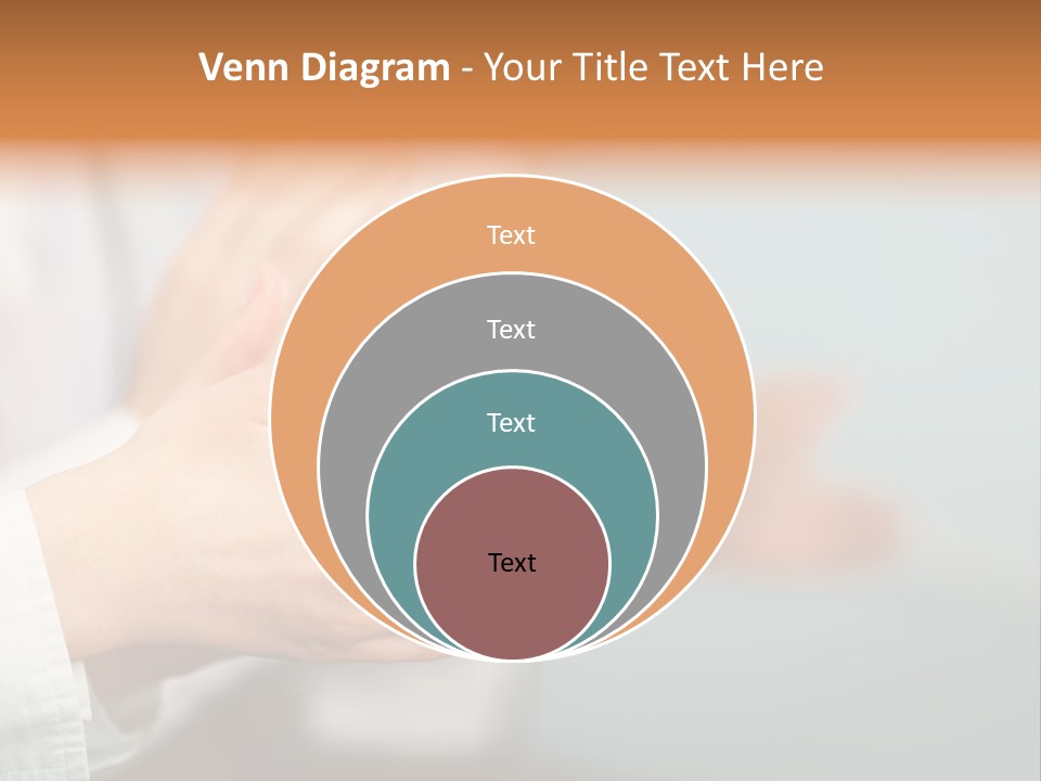 Line Close Up Together PowerPoint Template