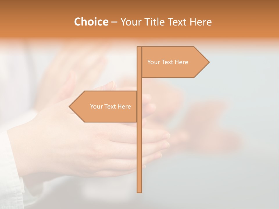 Line Close Up Together PowerPoint Template