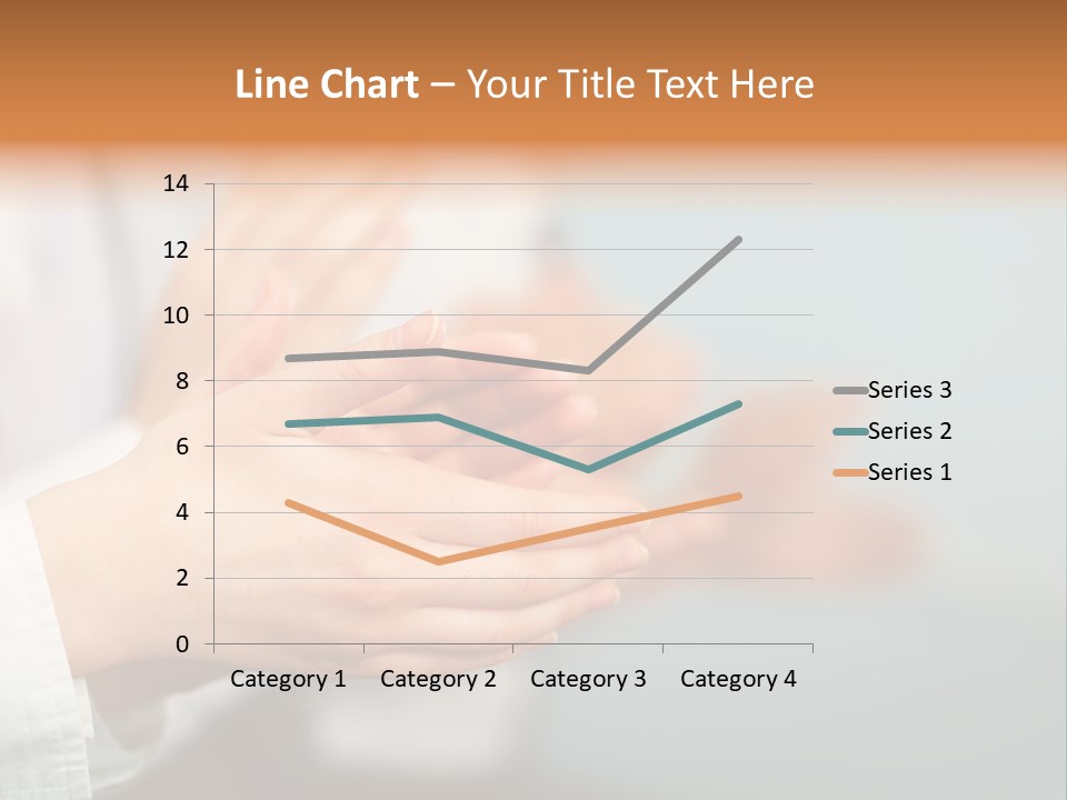 Line Close Up Together PowerPoint Template