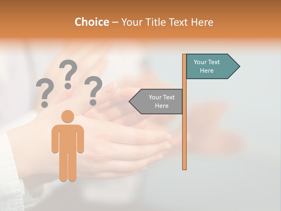 Line Close Up Together PowerPoint Template