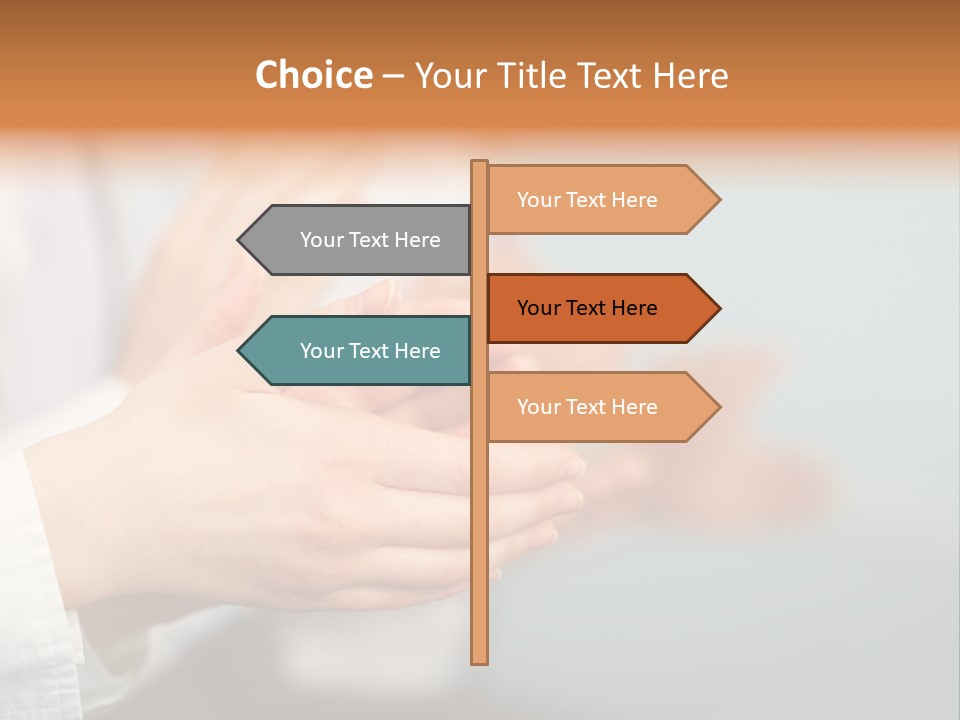 Line Close Up Together PowerPoint Template
