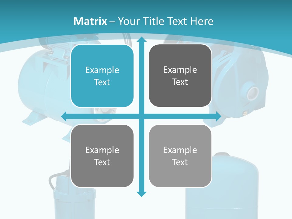Water Backgrounds Pumps PowerPoint Template