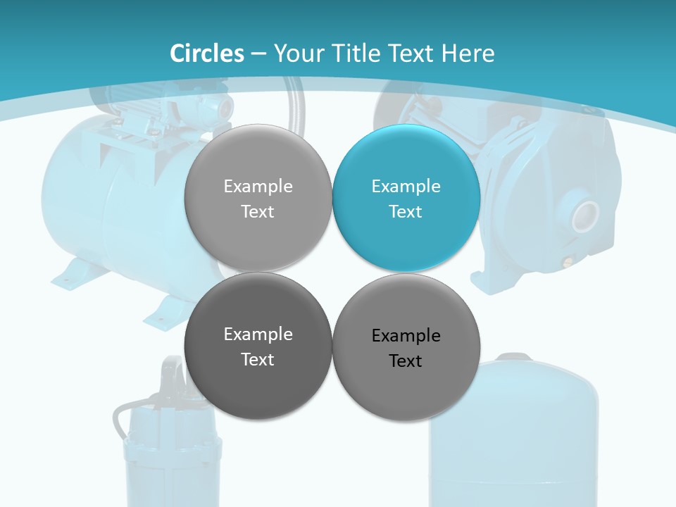 Water Backgrounds Pumps PowerPoint Template