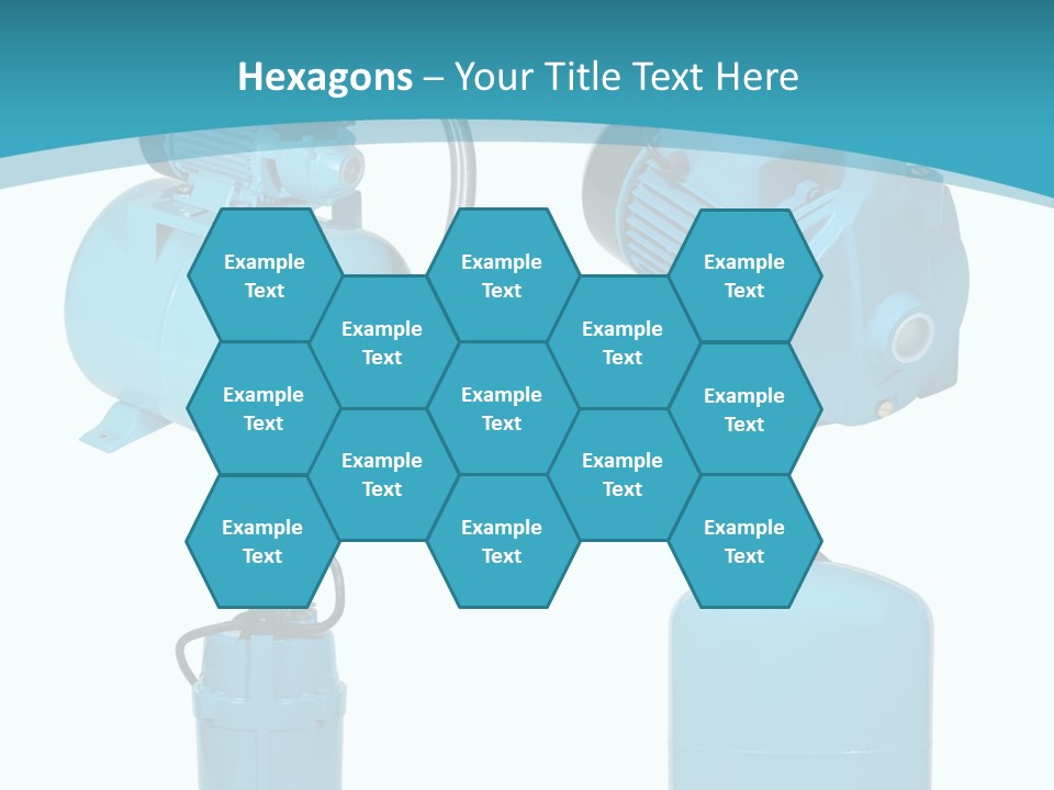 Water Backgrounds Pumps PowerPoint Template