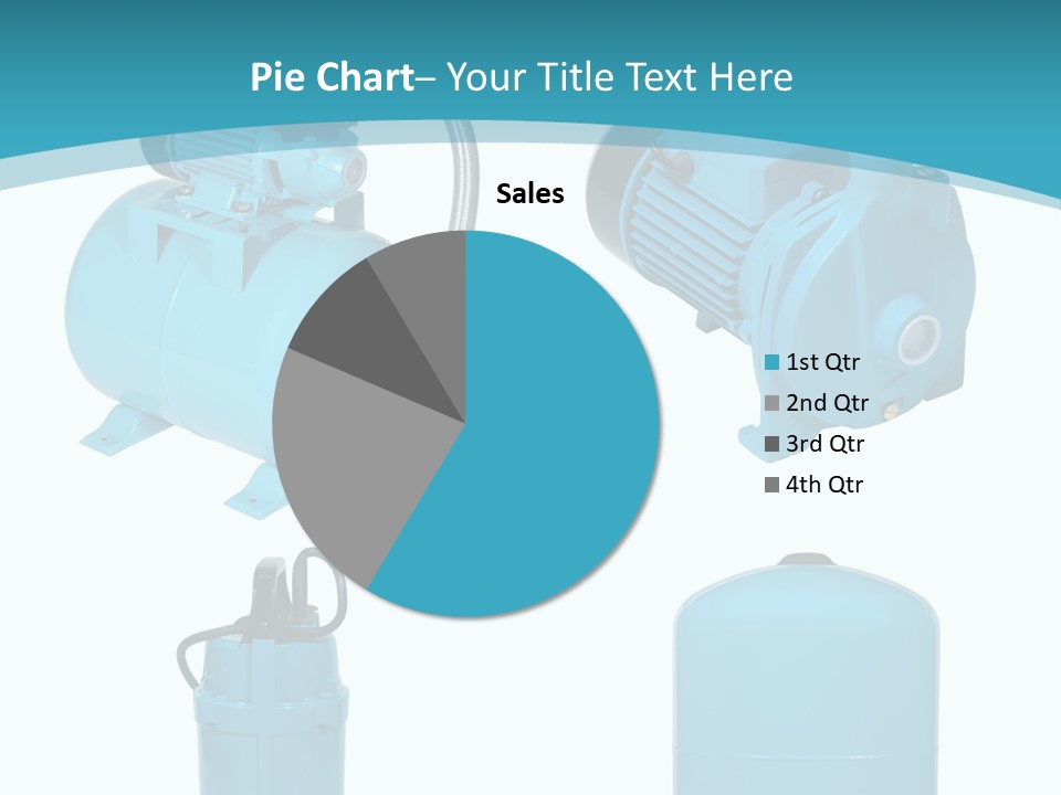 Water Backgrounds Pumps PowerPoint Template