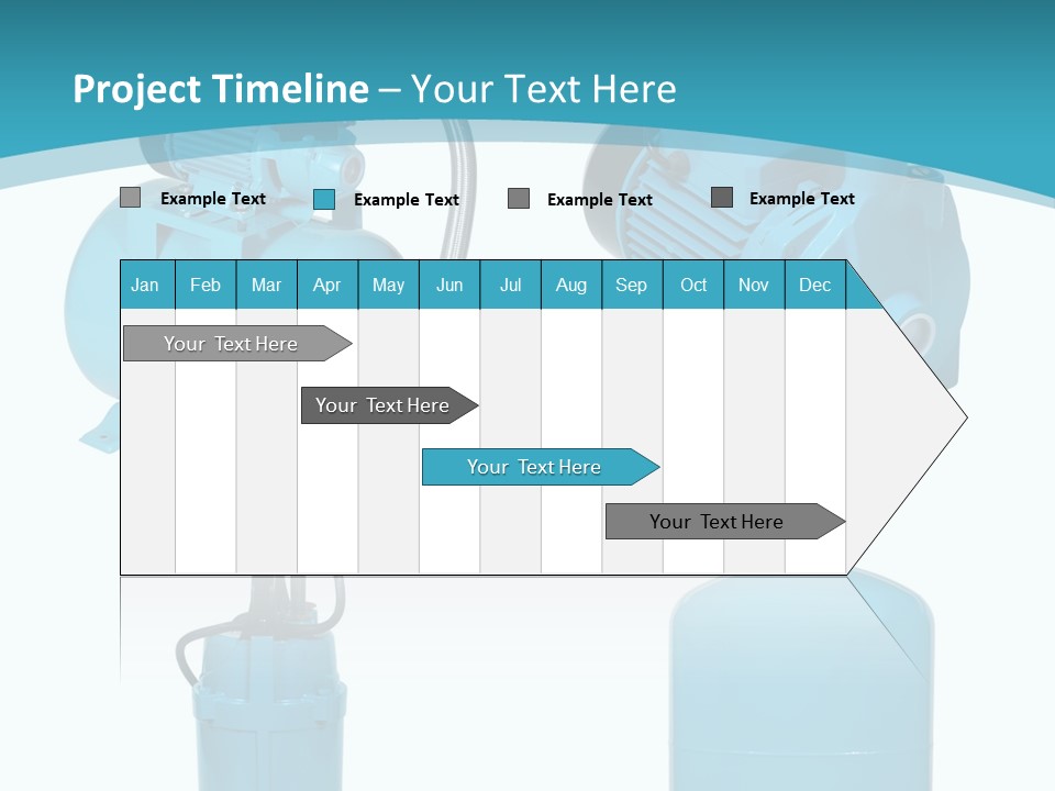 Water Backgrounds Pumps PowerPoint Template