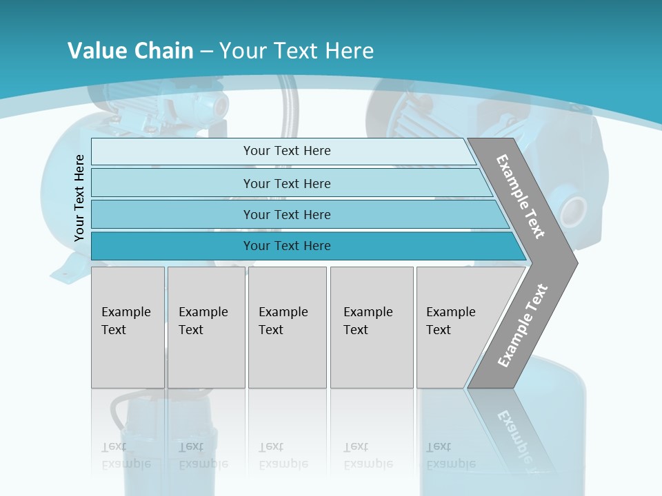 Water Backgrounds Pumps PowerPoint Template