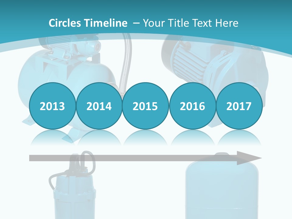 Water Backgrounds Pumps PowerPoint Template