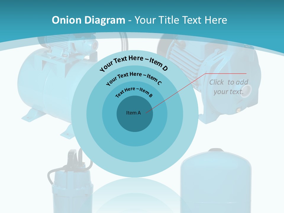 Water Backgrounds Pumps PowerPoint Template