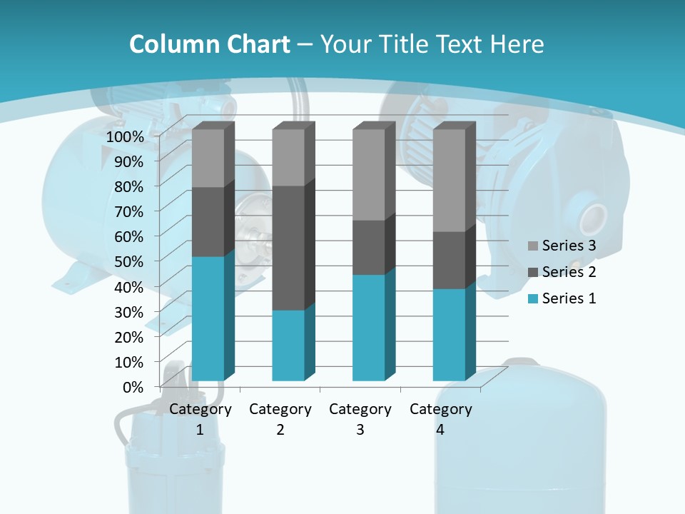 Water Backgrounds Pumps PowerPoint Template