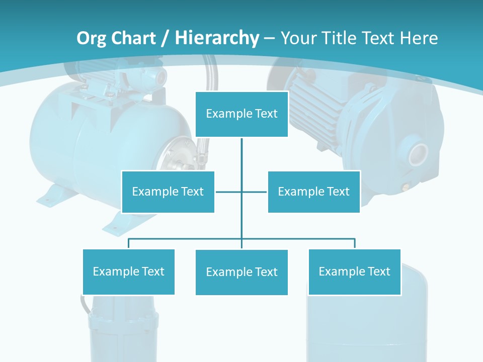 Water Backgrounds Pumps PowerPoint Template