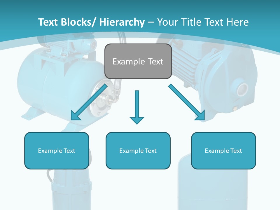 Water Backgrounds Pumps PowerPoint Template