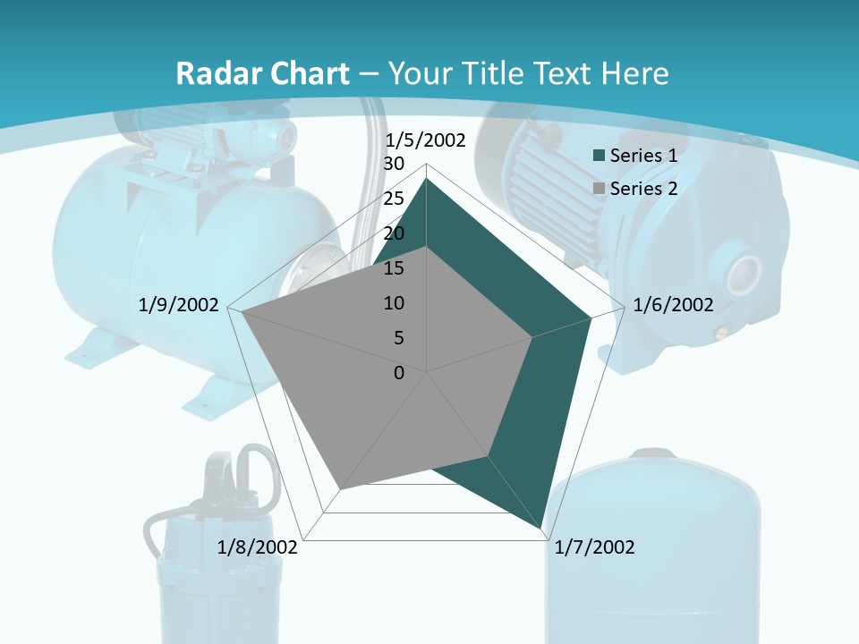 Water Backgrounds Pumps PowerPoint Template