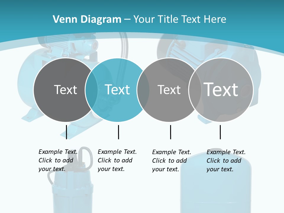 Water Backgrounds Pumps PowerPoint Template