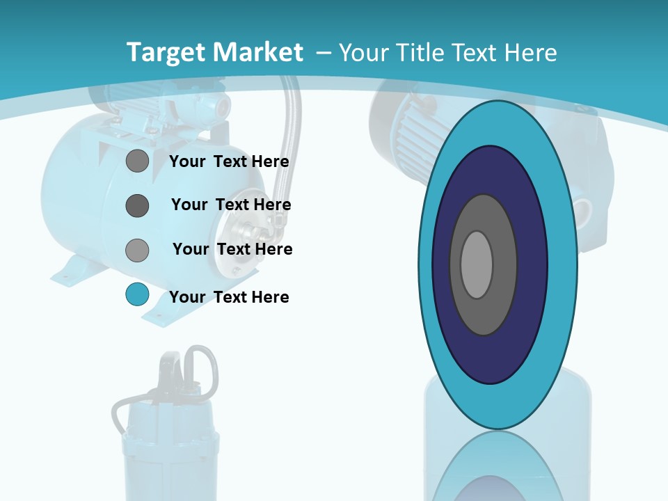 Water Backgrounds Pumps PowerPoint Template