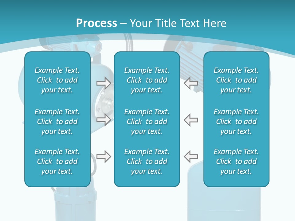 Water Backgrounds Pumps PowerPoint Template
