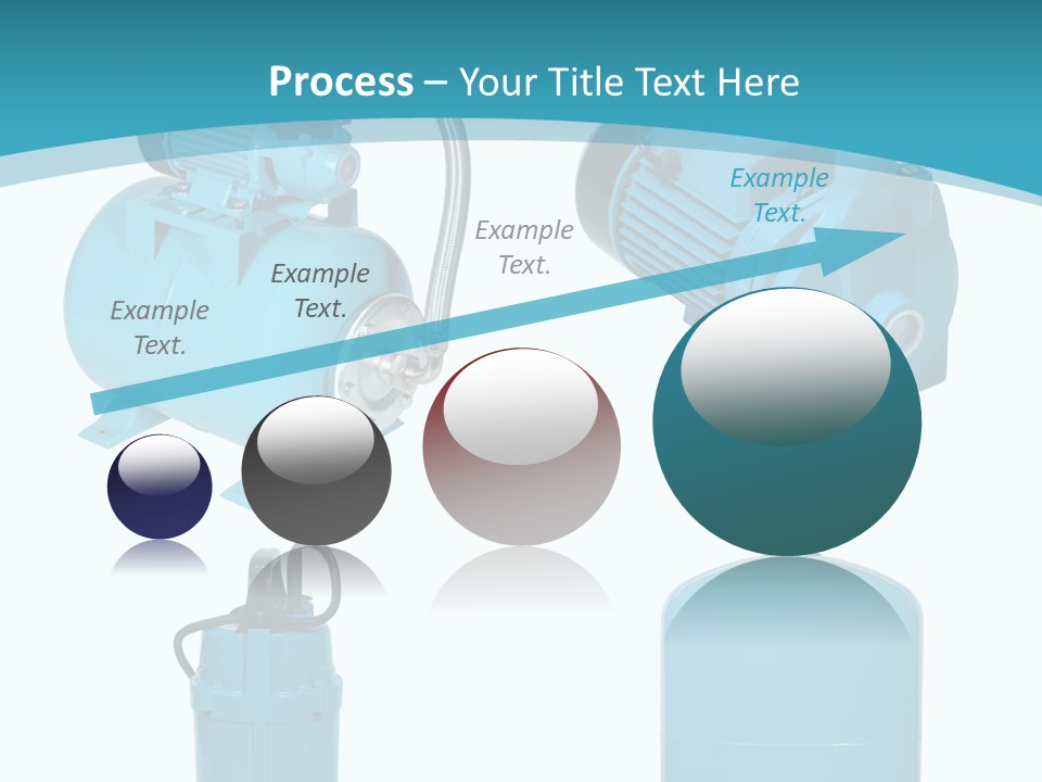 Water Backgrounds Pumps PowerPoint Template