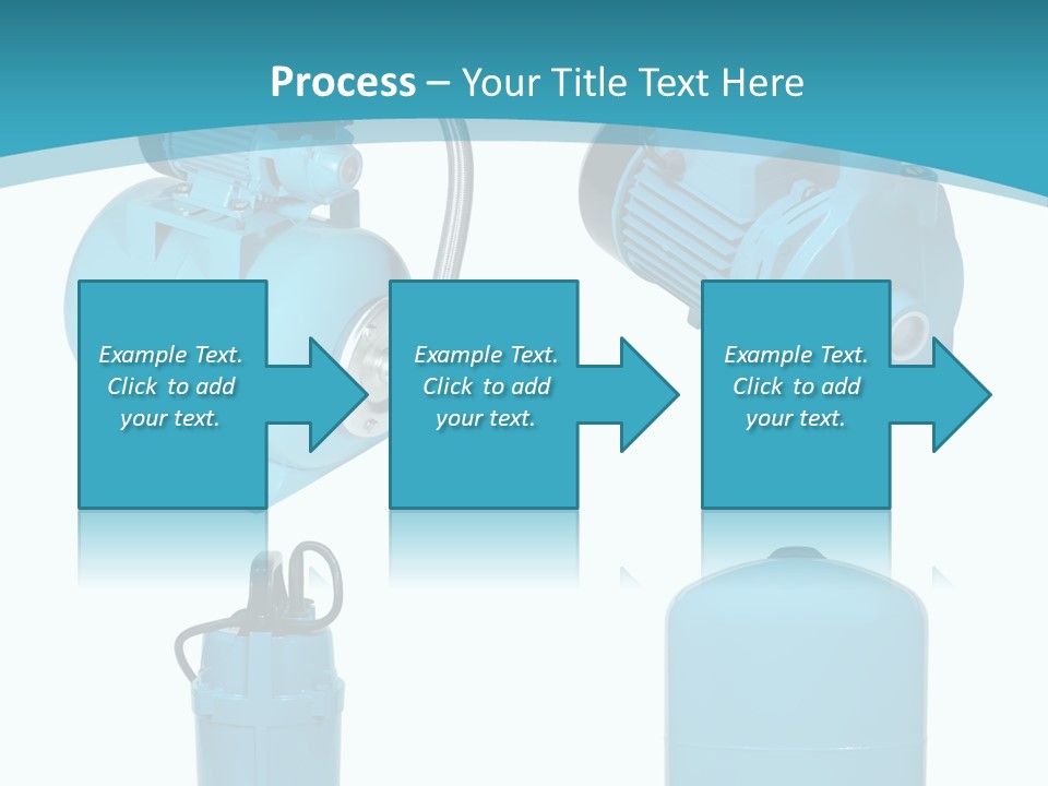 Water Backgrounds Pumps PowerPoint Template