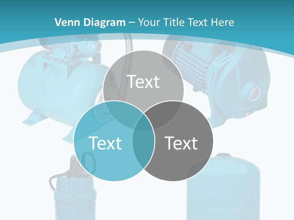 Water Backgrounds Pumps PowerPoint Template
