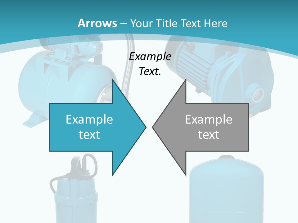 Water Backgrounds Pumps PowerPoint Template