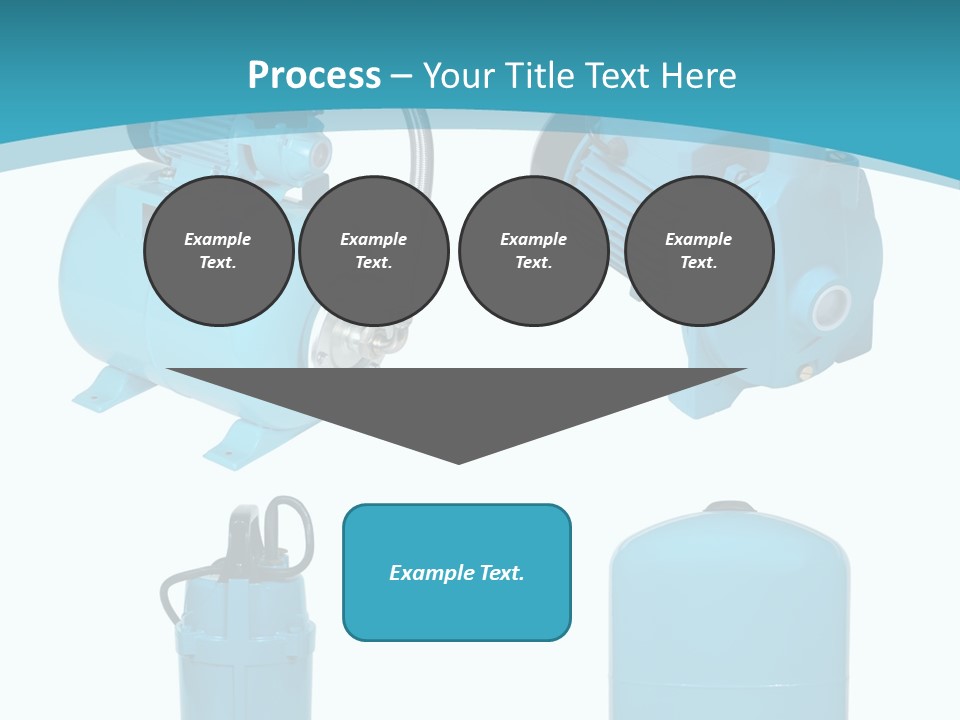 Water Backgrounds Pumps PowerPoint Template