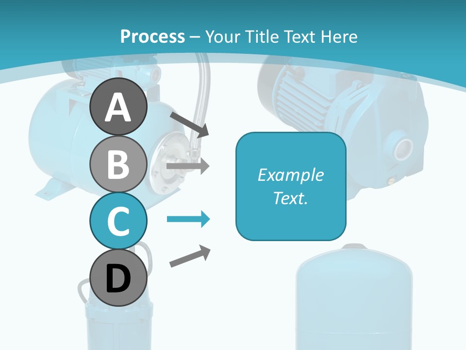 Water Backgrounds Pumps PowerPoint Template
