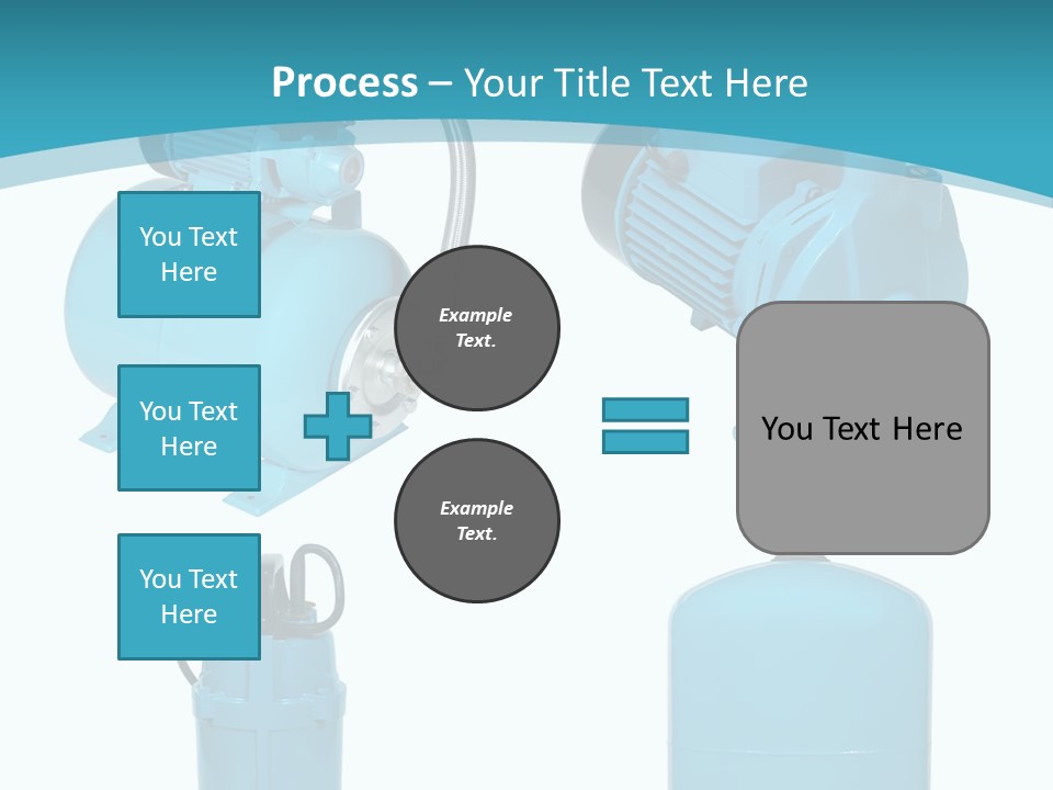 Water Backgrounds Pumps PowerPoint Template