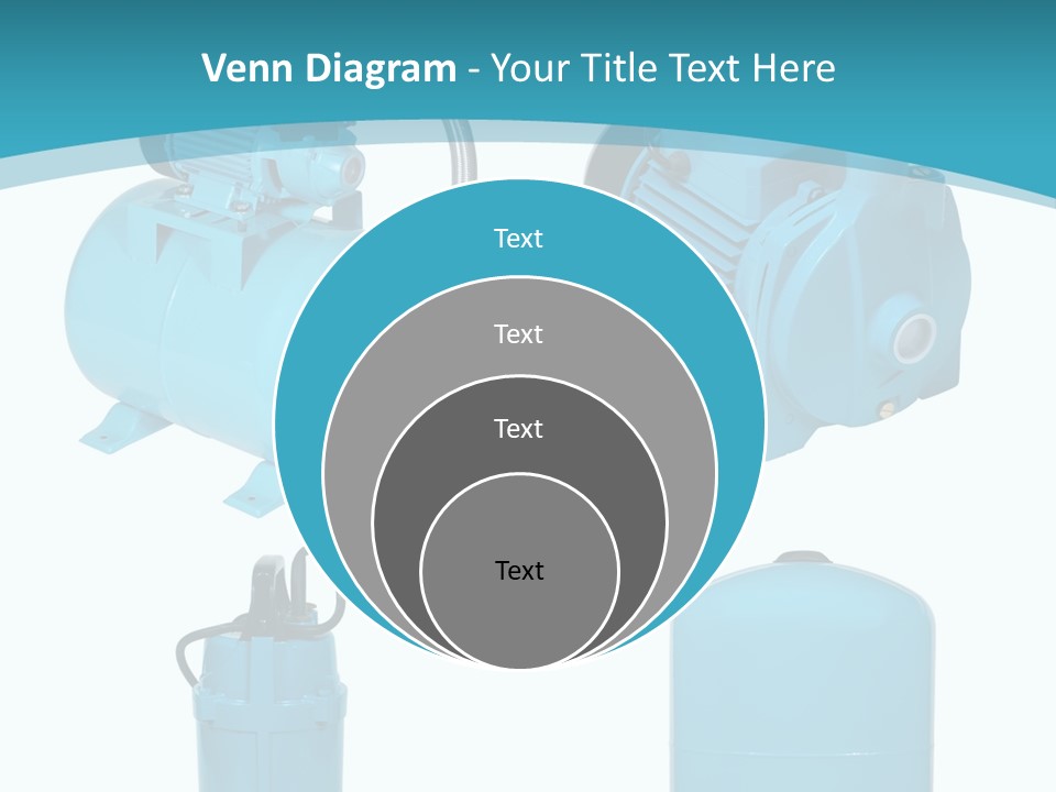 Water Backgrounds Pumps PowerPoint Template