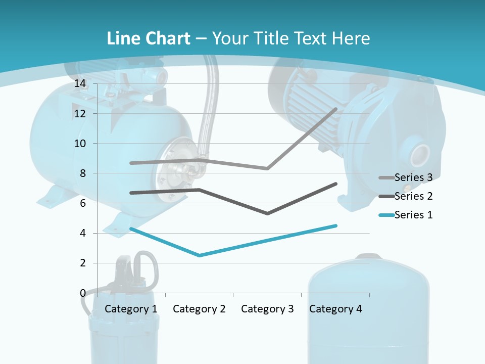 Water Backgrounds Pumps PowerPoint Template