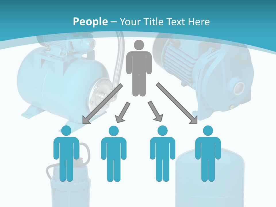 Water Backgrounds Pumps PowerPoint Template