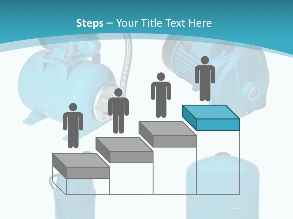 Water Backgrounds Pumps PowerPoint Template