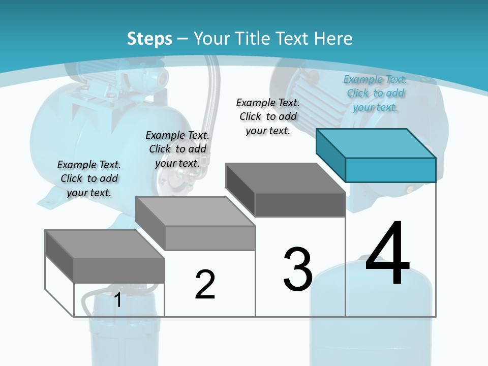 Water Backgrounds Pumps PowerPoint Template