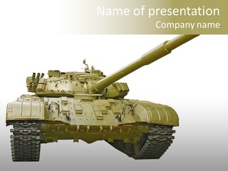 Motor Defense Transport PowerPoint Template