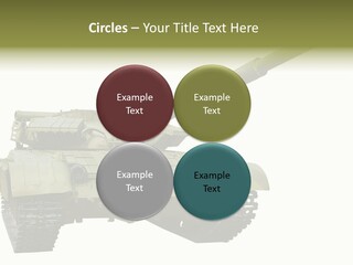 Mobile Weapon Target PowerPoint Template