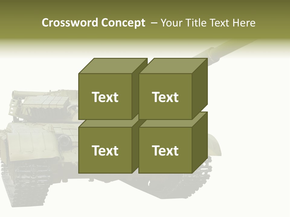 Mobile Weapon Target PowerPoint Template
