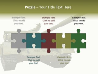 Mobile Weapon Target PowerPoint Template