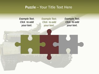 Mobile Weapon Target PowerPoint Template