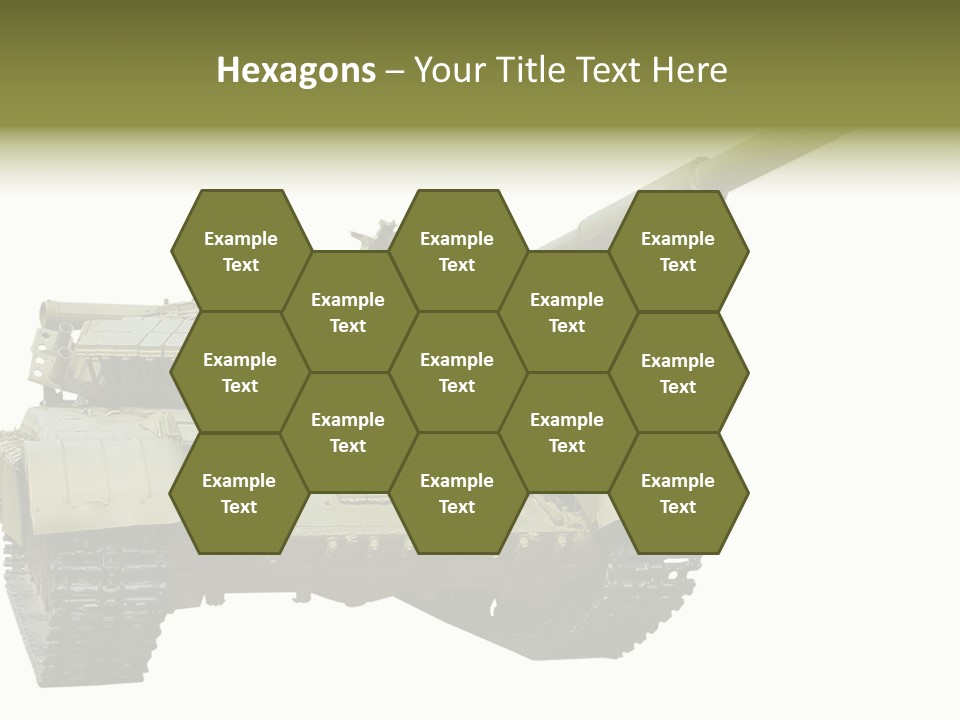 Mobile Weapon Target PowerPoint Template