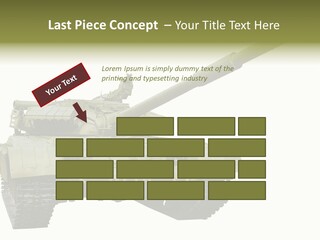 Mobile Weapon Target PowerPoint Template