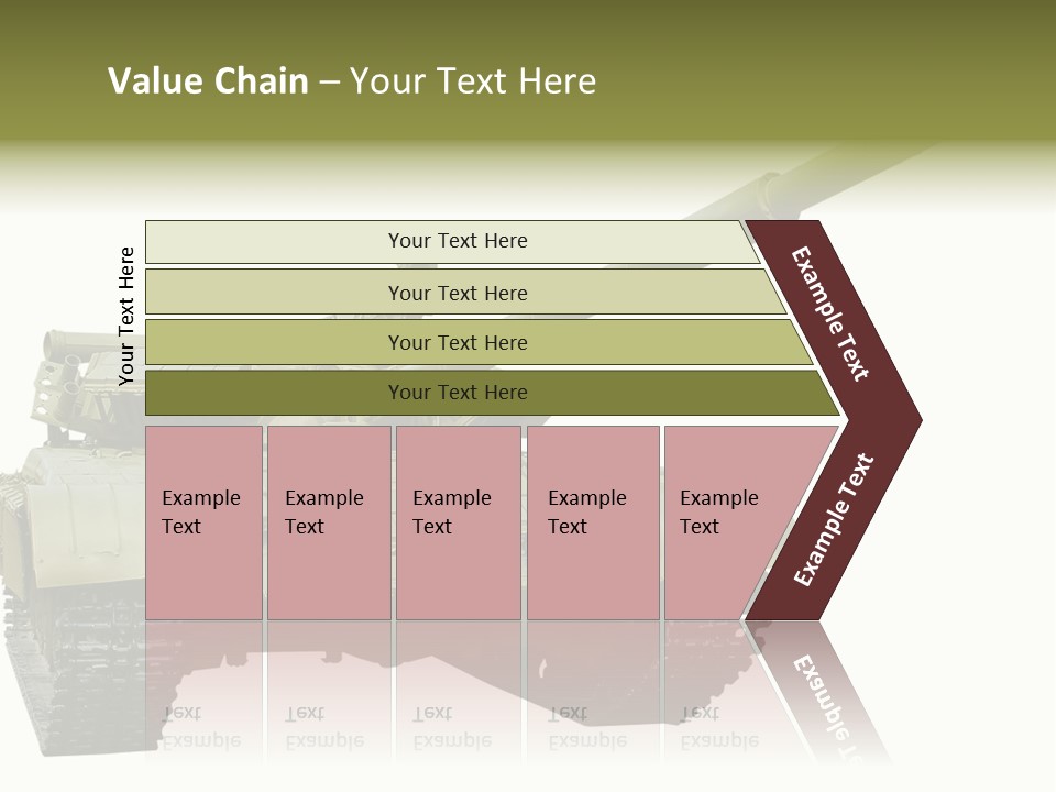 Mobile Weapon Target PowerPoint Template