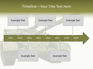 Mobile Weapon Target PowerPoint Template