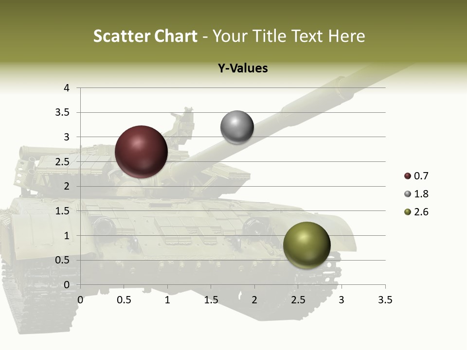 Mobile Weapon Target PowerPoint Template