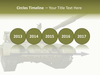 Mobile Weapon Target PowerPoint Template